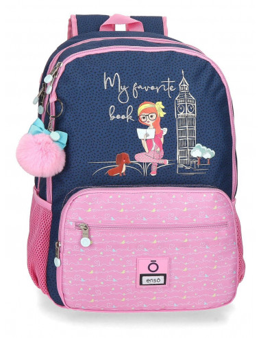 MOCHILA ADAPT 44CM.2C.ENSO MY FAVORITE BOOK